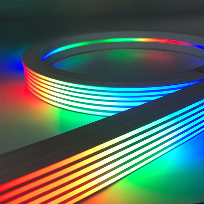 DC12/24V Multiple Color Changing & Chasing Optional 30*20mm Stripe Waterproof Flexible Silicone LED Neon Light